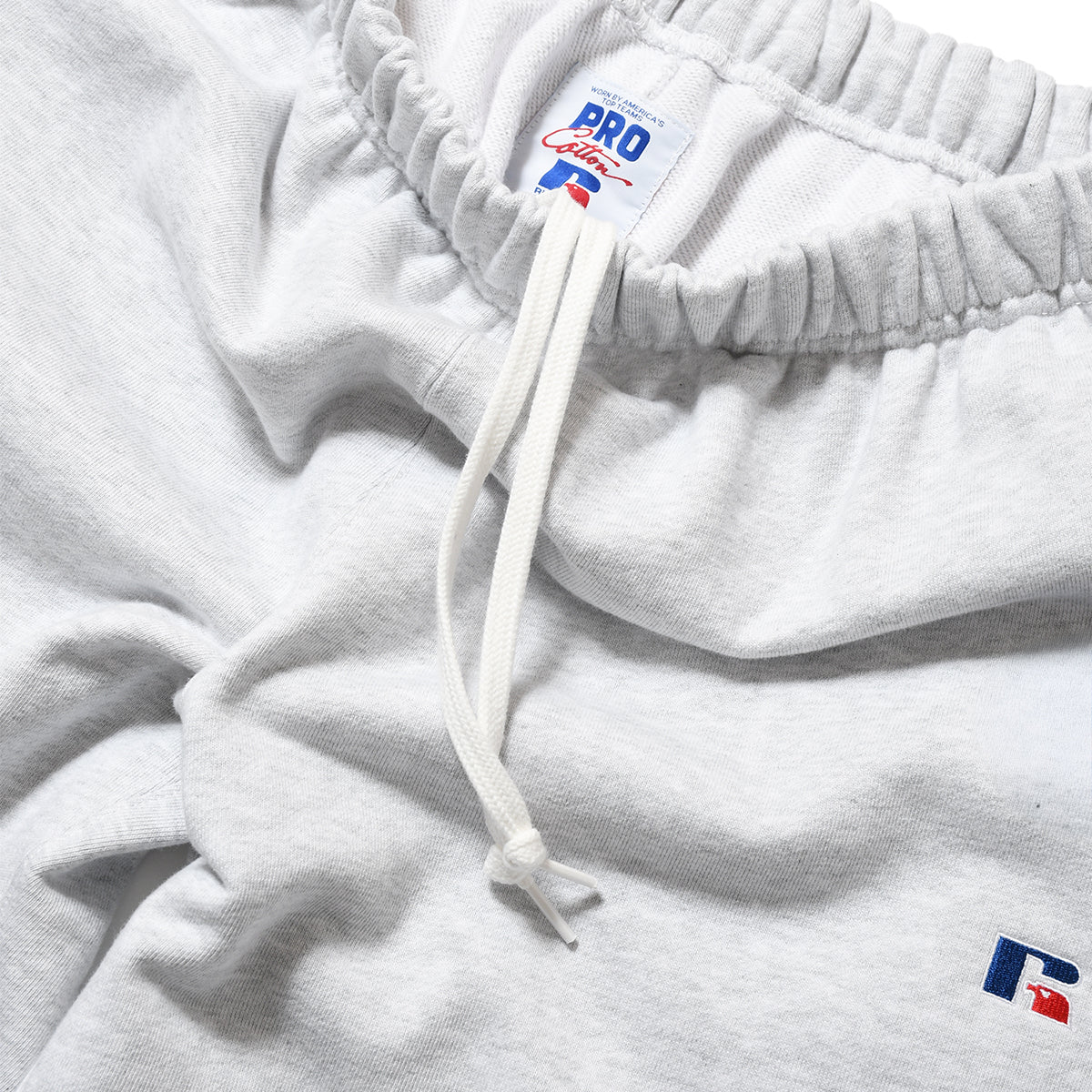 RUSSELL ATHLETIC | HOMEGAME - PRO COTTON SHELTE CH WARM SWEAT PANTS ASH【26FW-HG-003】