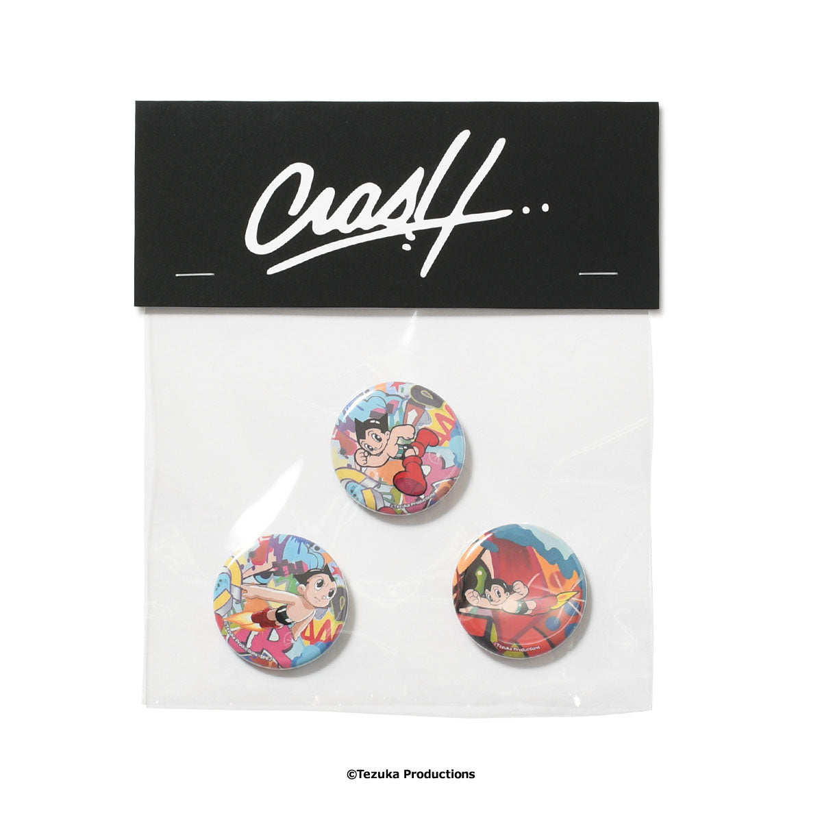 鉄腕アトム x CrashOne x HOMEGAME - BUTTOM BADGE(3種セット)【HG260408】