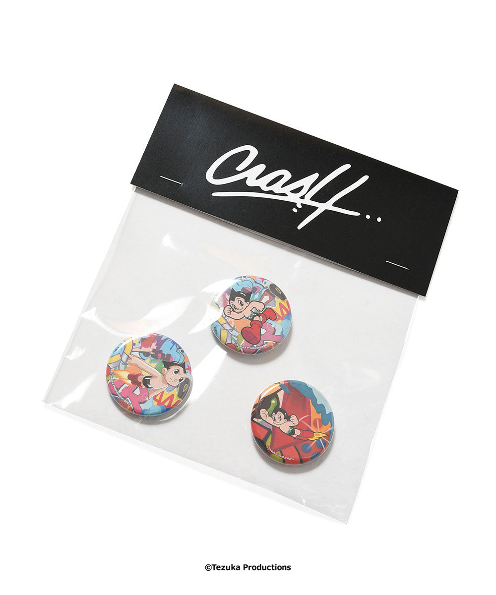 鉄腕アトム x CrashOne x HOMEGAME - BUTTOM BADGE(3種セット)【HG260408】