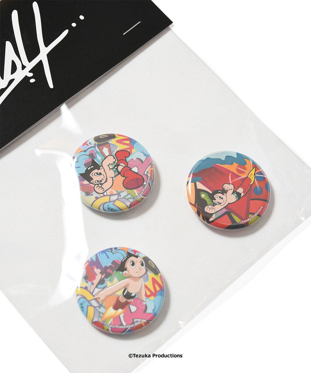 鉄腕アトム x CrashOne x HOMEGAME - BUTTOM BADGE(3種セット)【HG260408】