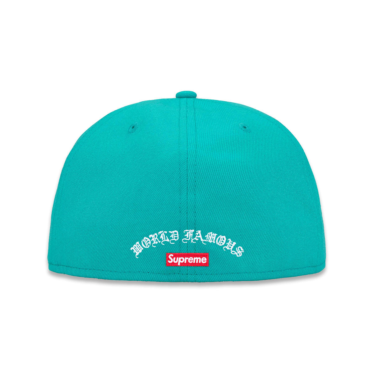 Supreme × New Era -  59fifty Gold Cross S Logo TEAL