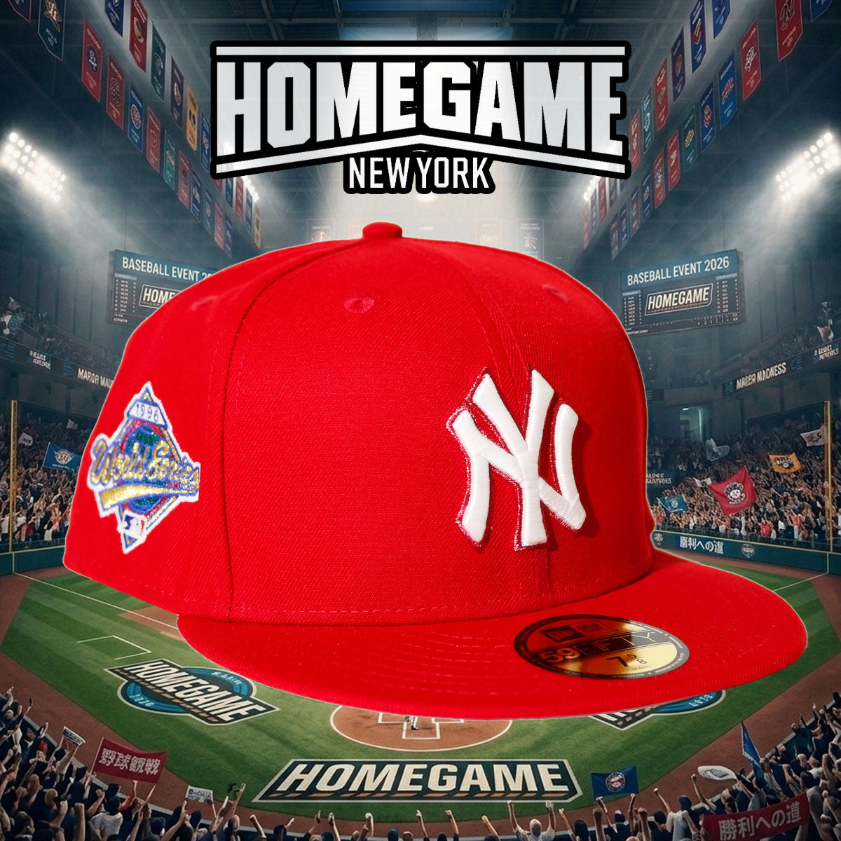 NEW ERA - New York Yankees 1996 World Series 59Fifty Scarlet