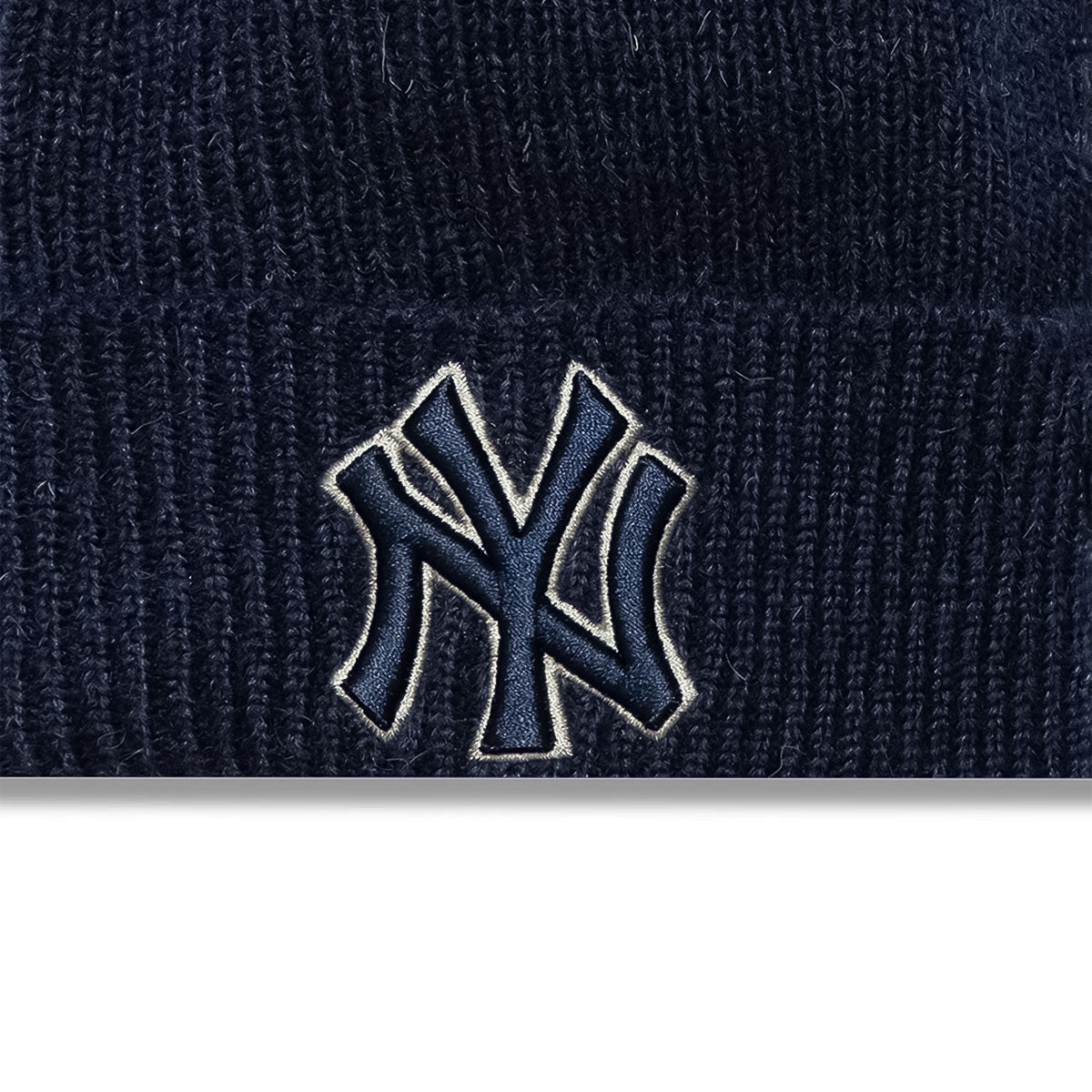 NEW ERA - World Series Patch New York Yankees Cuff Knit Beanie NAVY【60580731】