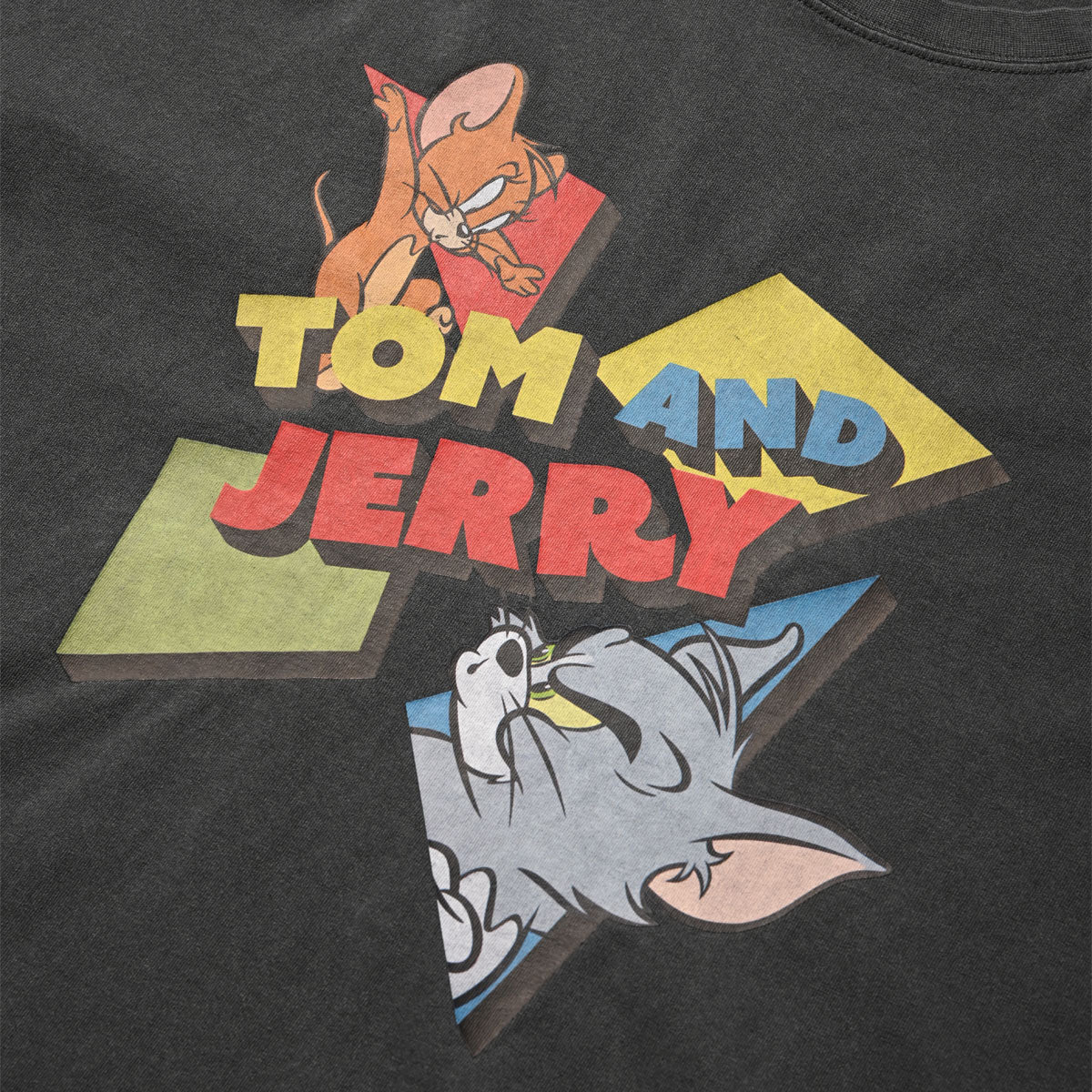 TOM and JERRY - VINTAGE TEE SUMI BLACK 【WNTJ-ST02】