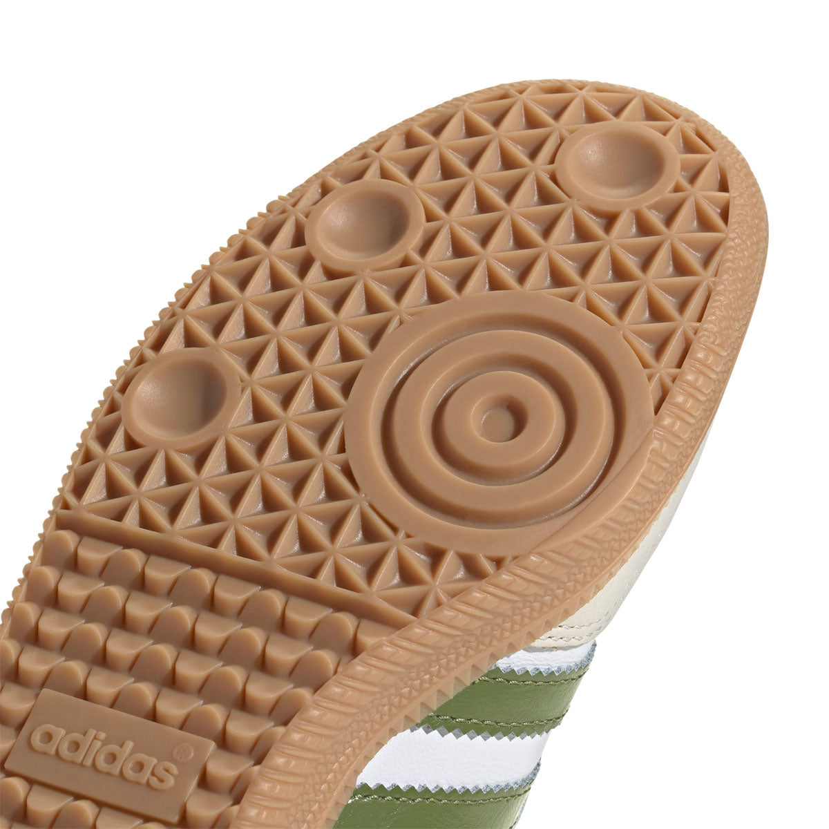 【予約商品】adidas - SAMBA OG WMNS Foot Wear White/Tech Olive/Gum 【JS1352】