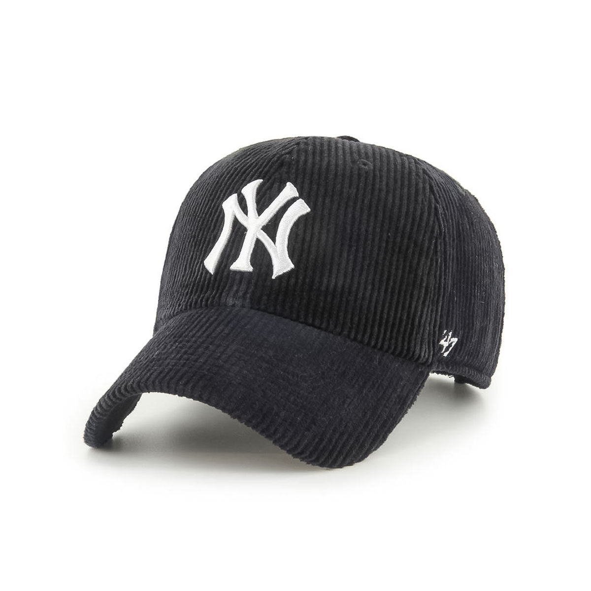 ’47 BRAND THCKC17EWS YANKEES THICK CORDUROY CLEAN UP BLACK 【47-mlb00208】