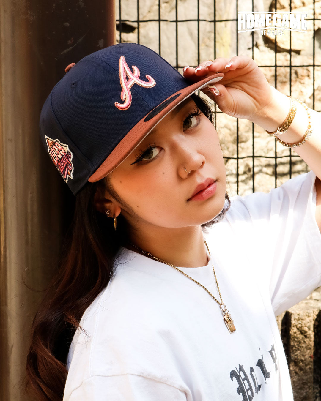 NEW ERA - Atlanta Braves 59Fifty 1999 World Series Night Shift Navy/Brown