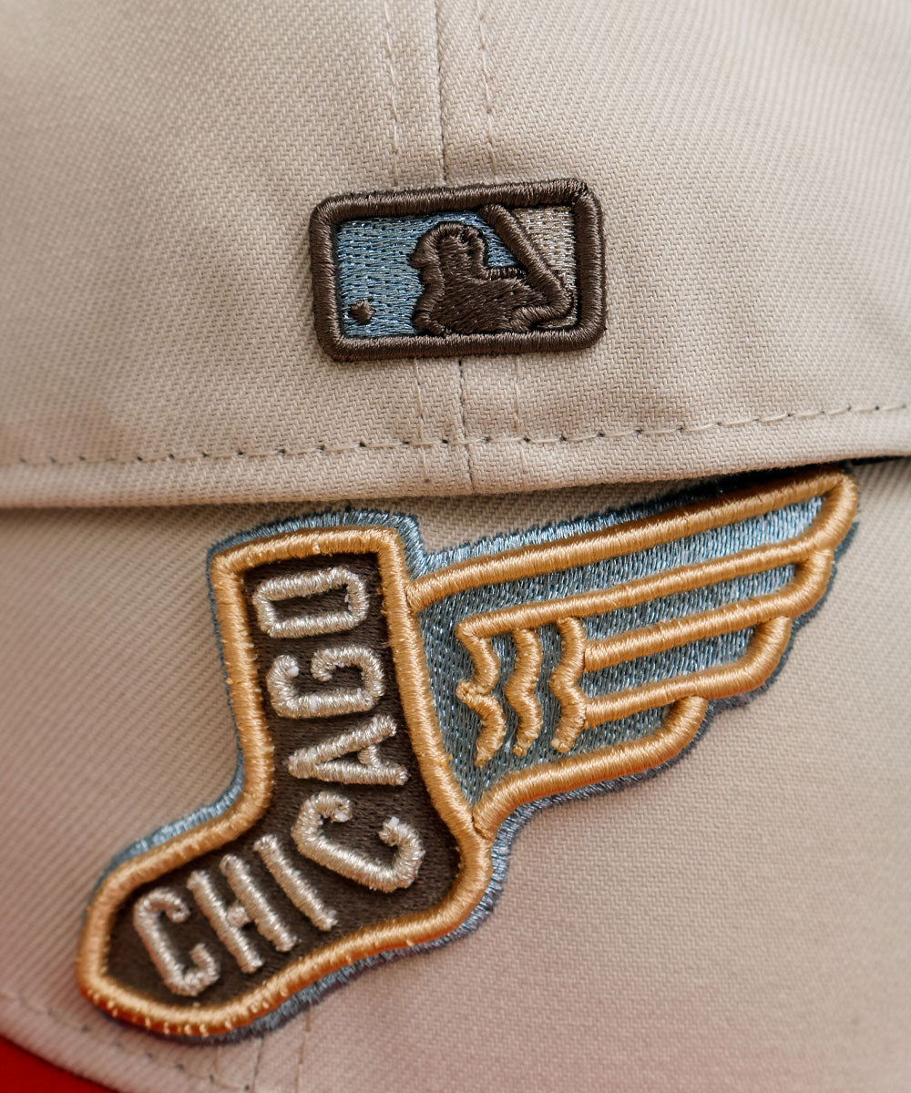 TY MATHIS NEW ERA - Chicago White Sox 59FIFTY CHI Patch Stone/Red