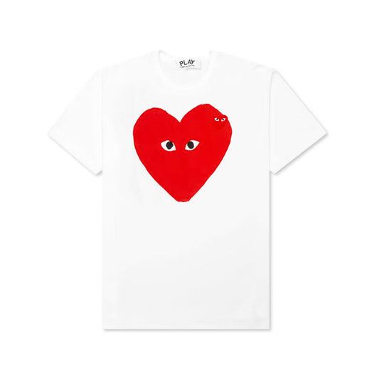 PLAY CDG "RED EMBLEM" T-SHIRT プレイ コム デ ギャルソン "レッド エンブレム" Tシャツ  【AX-T220-051】