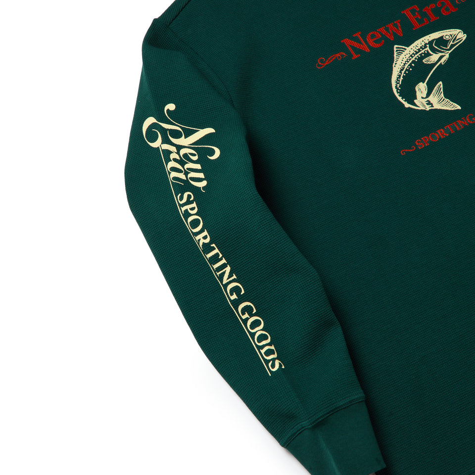 NEW ERA - OD WAFFLE LS TEE TAKAYUKI OHASHI GREEN【15171738】