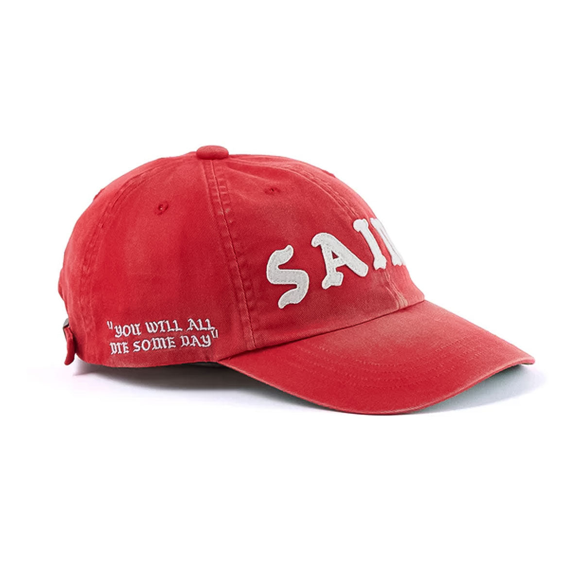 SAINT Mxxxxxx - 6PANEL CAP SAINT RED 【SM-HR8-0000-081】