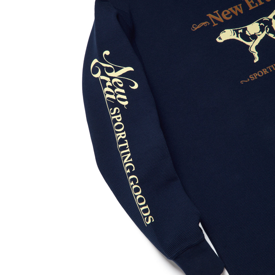 NEW ERA - OD WAFFLE LS TEE TAKAYUKI OHASHI NAVY【15171737】