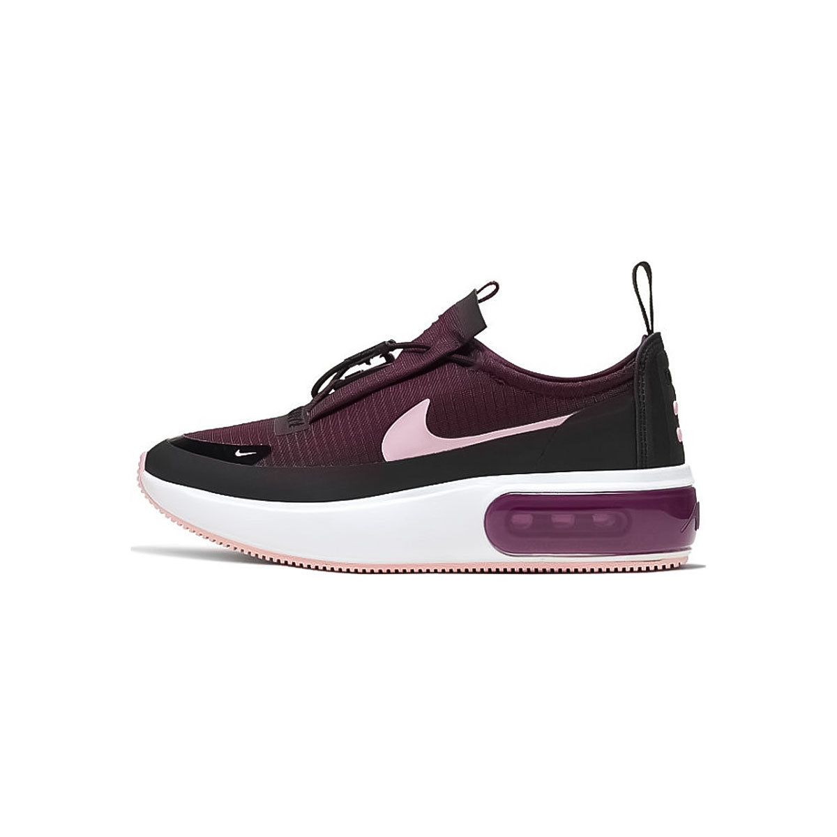 NIKE WMNS AIR MAX DIA WINTER NIGHT MAROON BLACK SUMMIT WHITE BQ9665 604