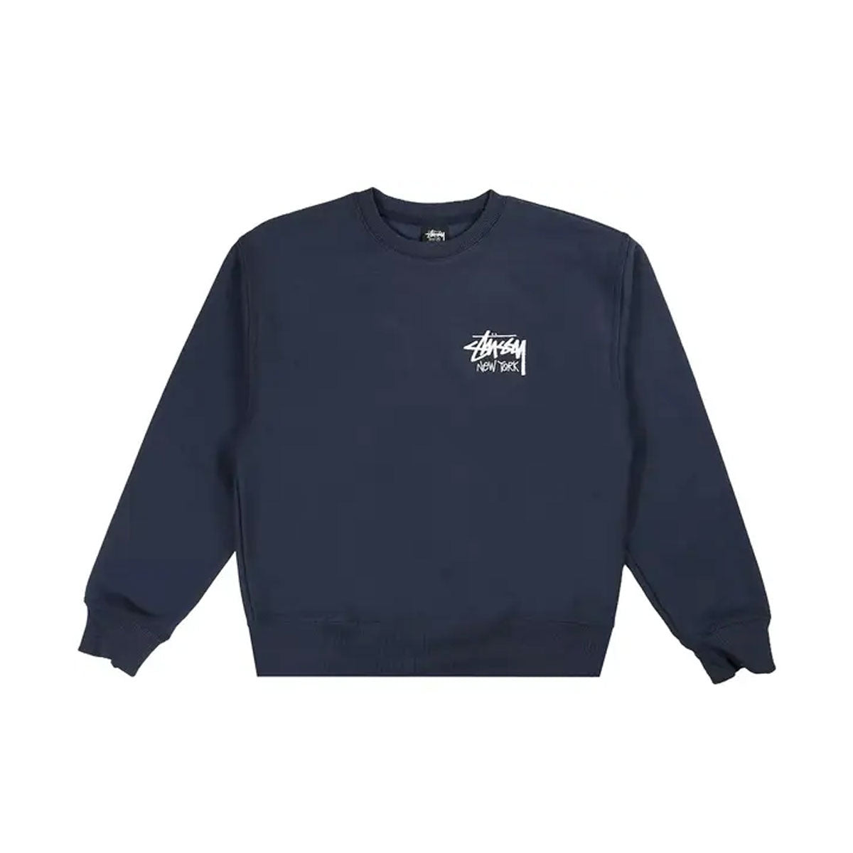 STUSSY - NEW YORK SHOP LIMITED CREW SWEAT NAVY