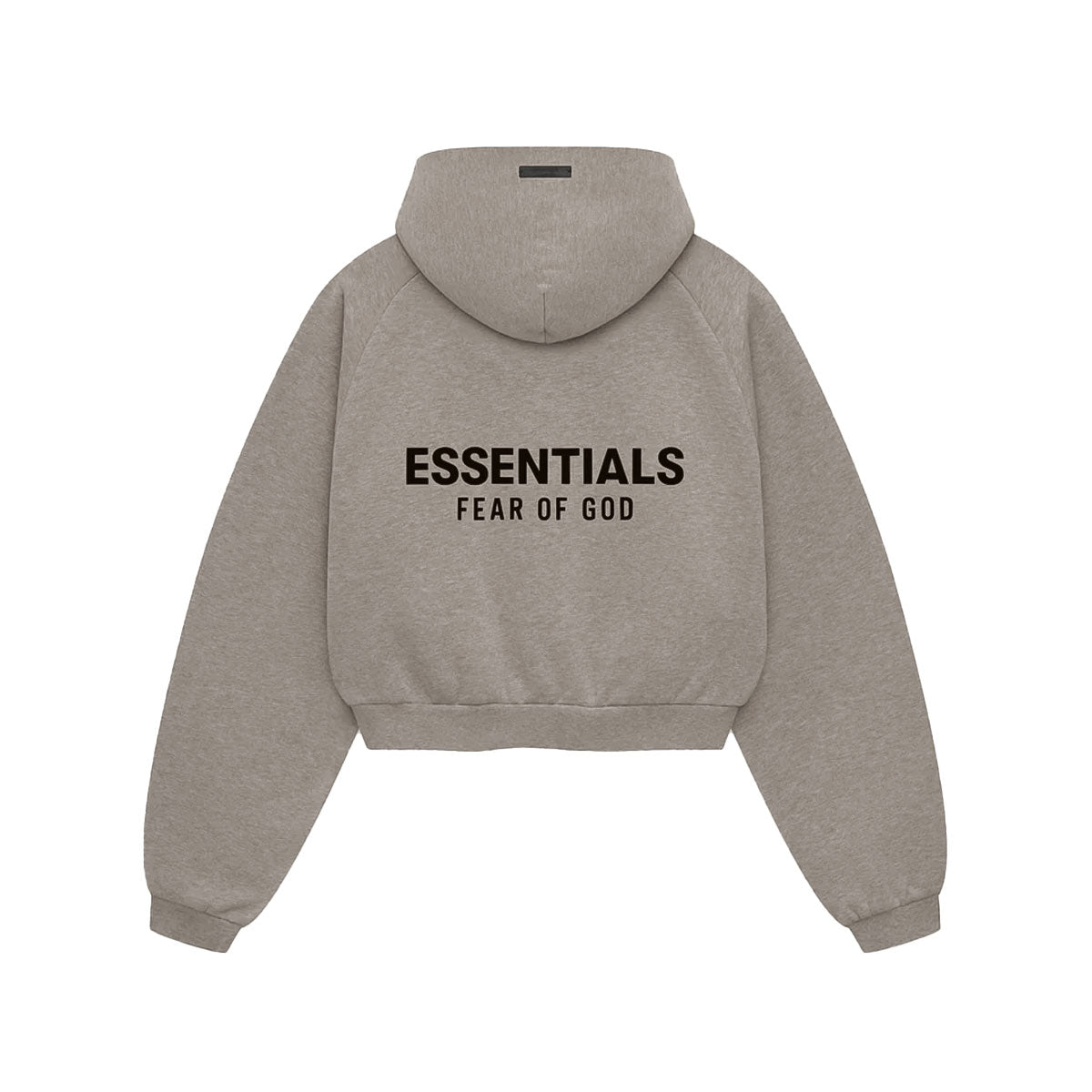 Fear of God ESSENTIALS - FLEECE CROPPED HOODIE HEATHER GRAY 【192HO247419FW】