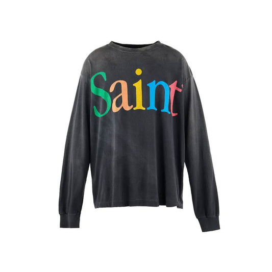 SAINT Mxxxxxx - LS TEE/SAINT BLACK【SM-HR8-0000-032】