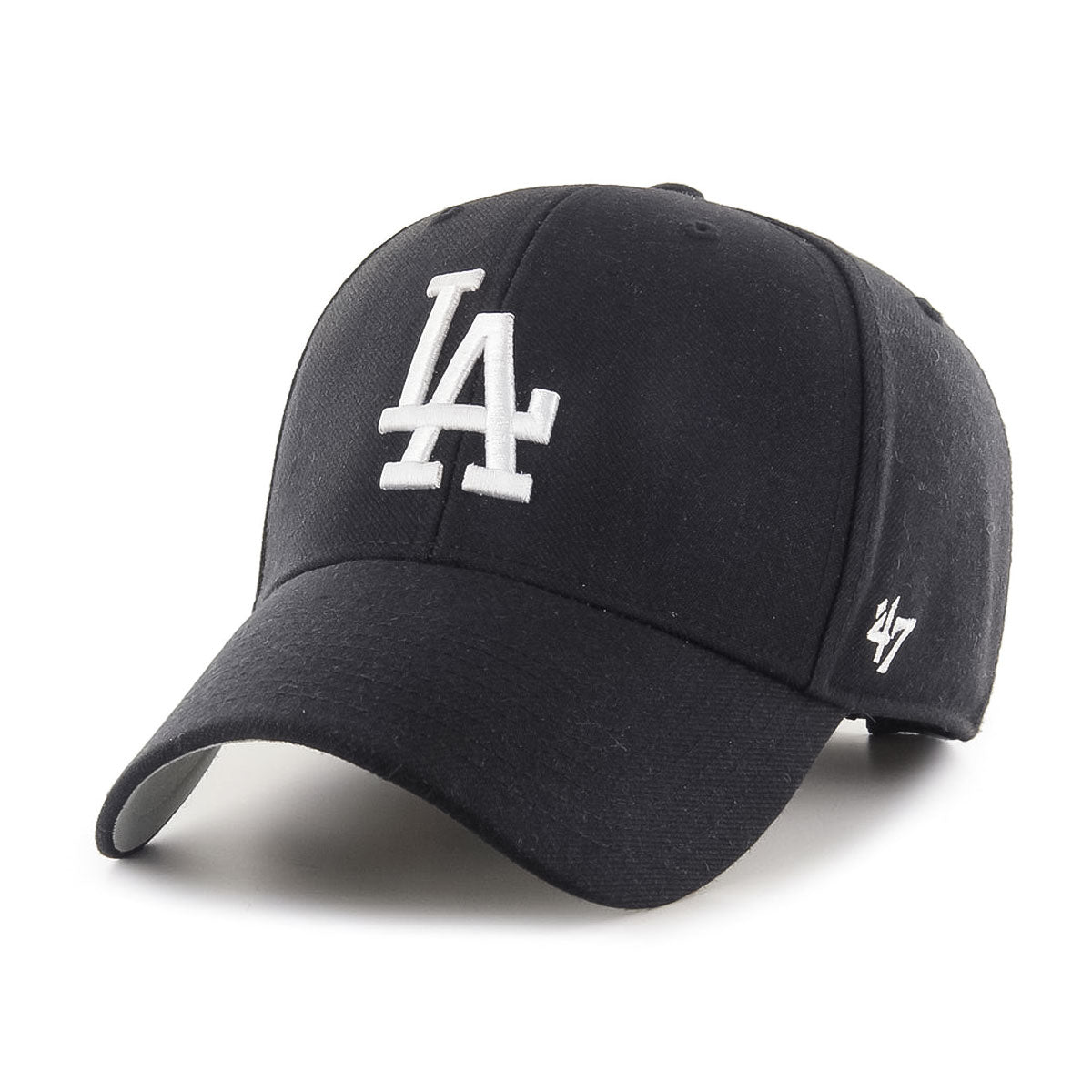 ’47 BRAND Los Angeles Dodgers - MVP BLACK 【14751322 47A B-MVP12WBV-BKJ】