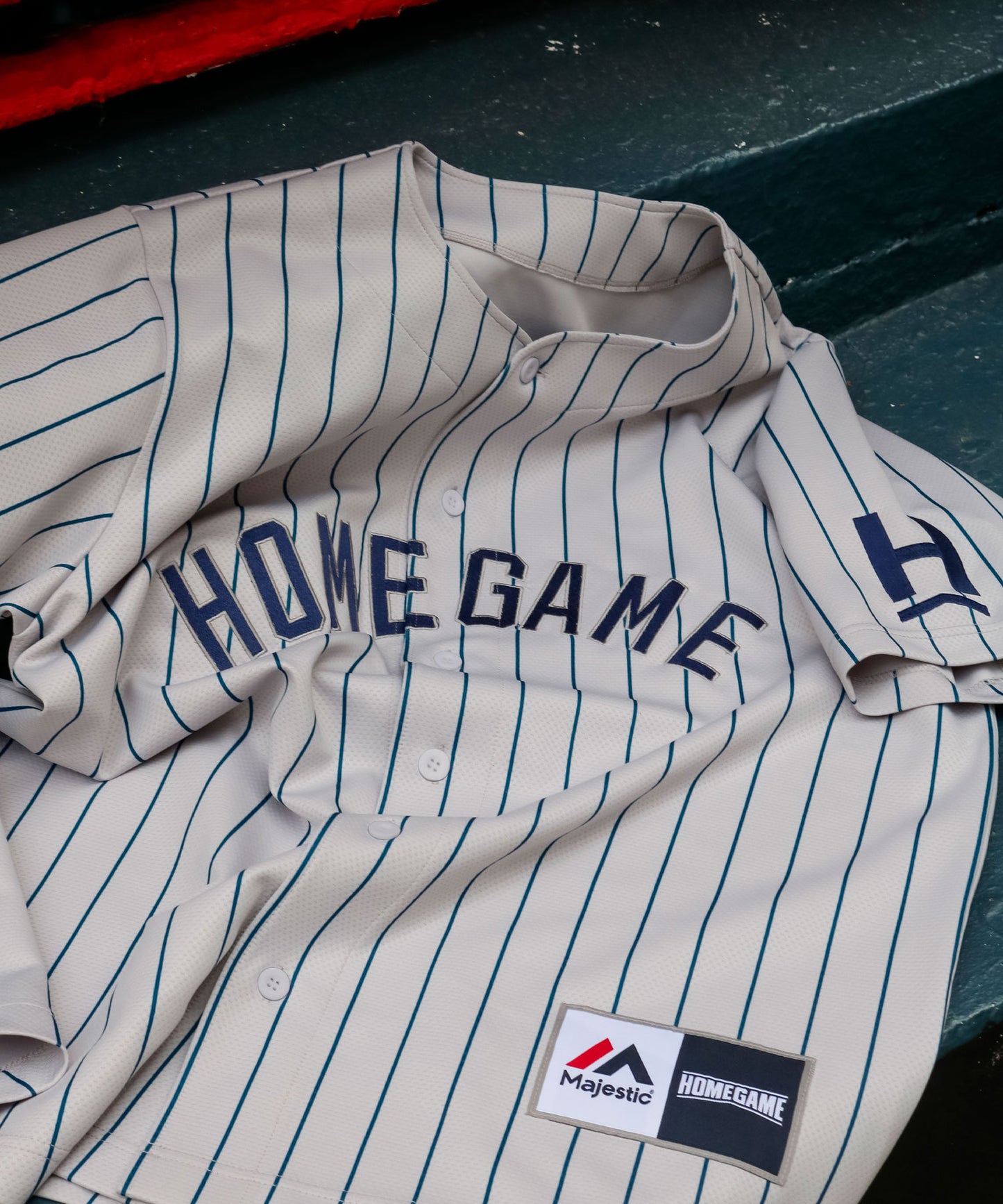 Majestic - BaseBall Shirts HOMEGAME CUSTOM 【TM2125FW0001】