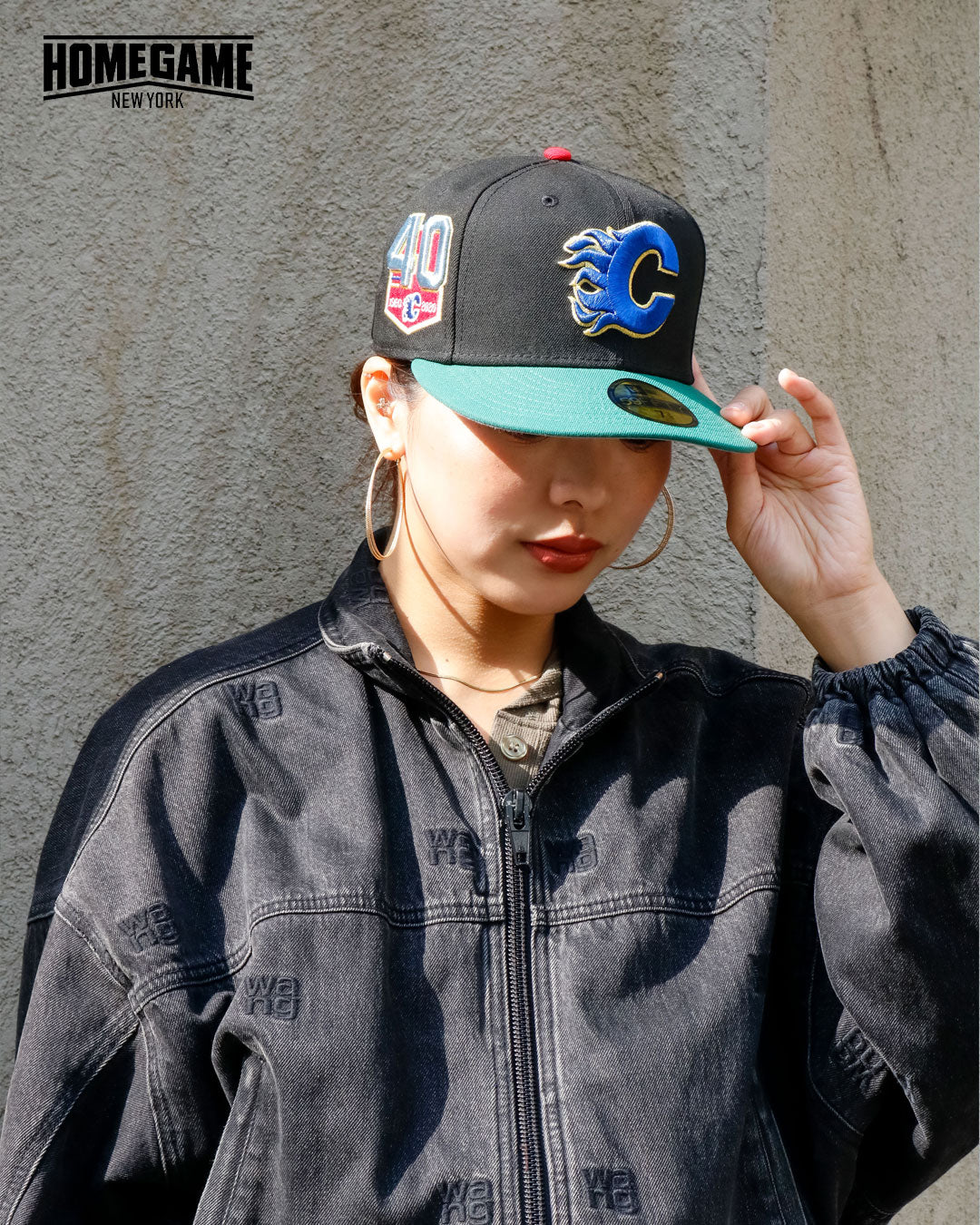 NEW ERA - Calgary Flames CO 59Fifty 40th Anniversary Black/Green