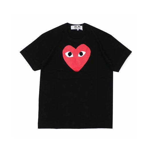 PLAY CDG T-SHIRT "BLACK/RED" プレイ コム デ ギャルソン Tシャツ "ブラック/レッド"【AX-T112-051】