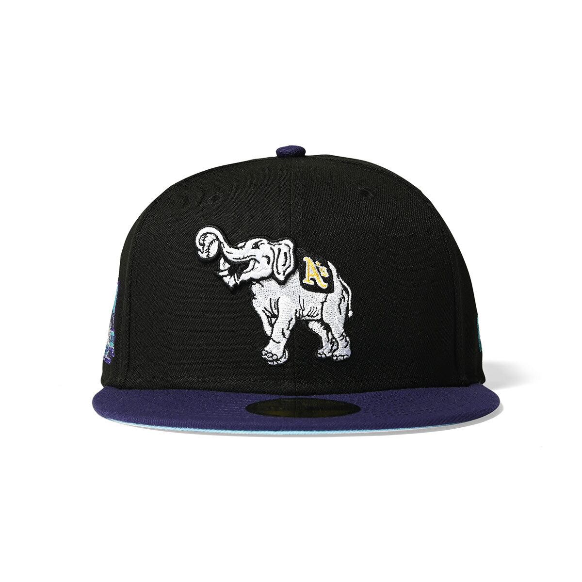 NEW ERA - Oakland Athletics CO 40TH 59FIFTY BLACK/PURPLE【70874627】