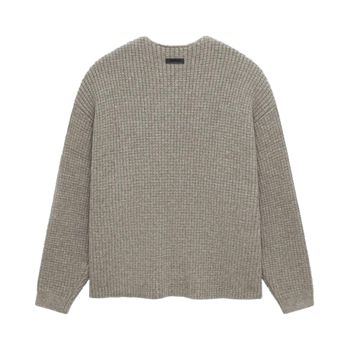 Fear of God ESSENTIALS - HEAVY WAFFLE CREWNECK SWEATHER HEATHER GRAY 【192HO246171F】