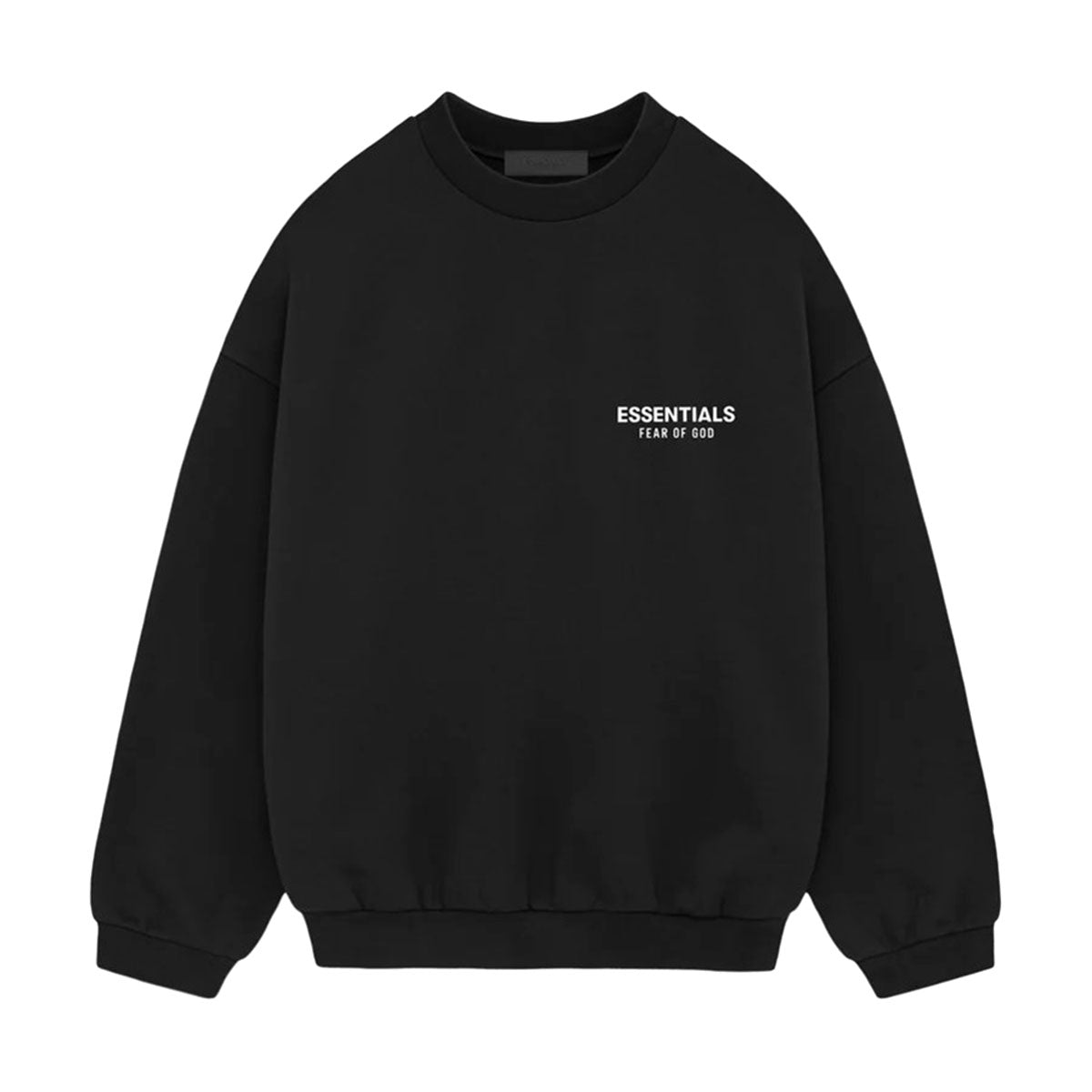 Fear of God ESSENTIALS - FLEECE CREWNECK BLACK 【192HO246260F】