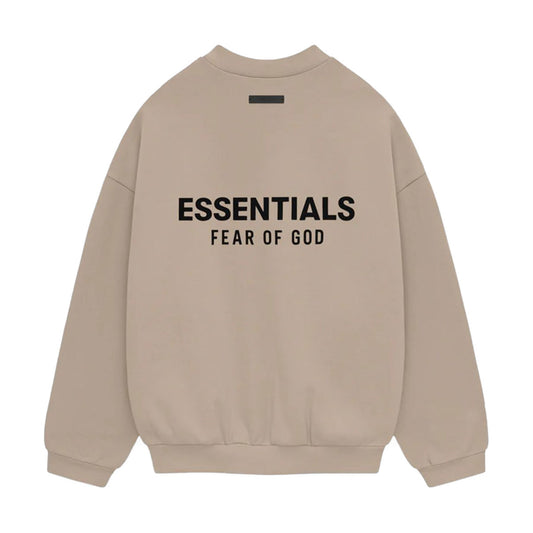 Fear of God ESSENTIALS - FLEECE CREWNECK DESERT SAND 【192HO246267F】