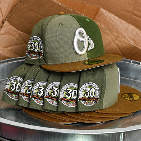 New Era - Baltimore Orioles 30th Anniversary 59FIFTY Green Bark/Toasted Peanut