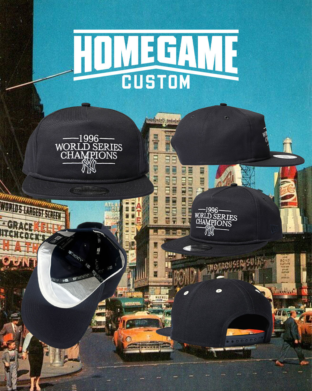 NEW ERA - NEW YORK YANKEES CO 1996 WSC 19TWENTY NAVY 【15132688】