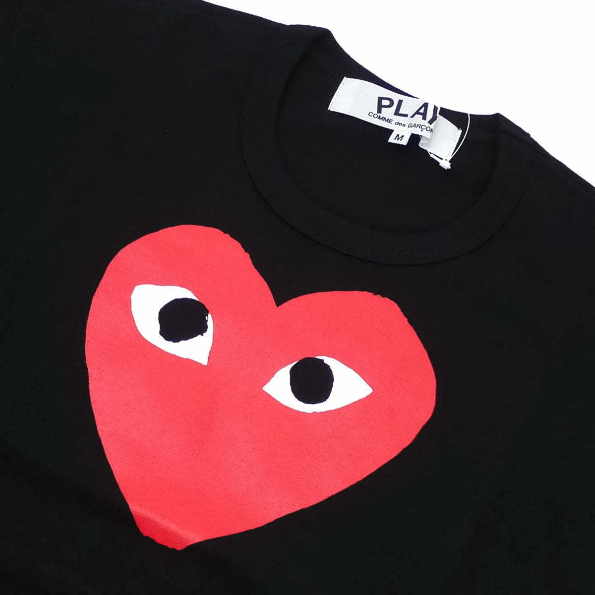 PLAY CDG T-SHIRT "BLACK/RED" プレイ コム デ ギャルソン Tシャツ "ブラック/レッド"【AX-T112-051】