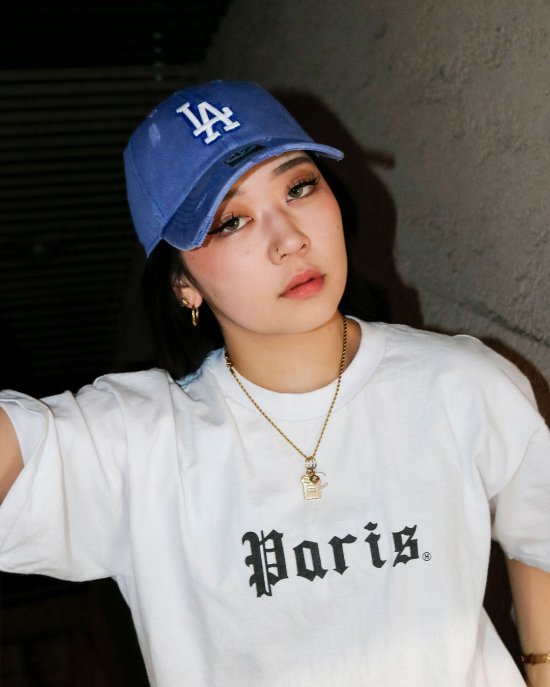 ’47 BRAND Los Angeles Dodgers - CLEAN UP WELL-WORN THRIFT BLUE【14920509 47A-CLP-B-WTHRD12HTS-T3】