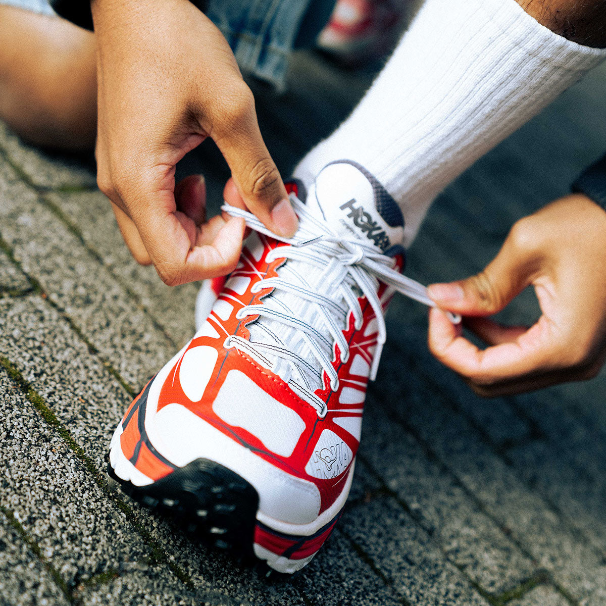 HOKA - MAFATE SPEED 2 CERISE/WHITE 【1126851-CRSW】