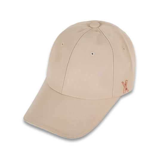 VARZAR バザール Rose Gold Stud Overfit Ball Cap BEIGE