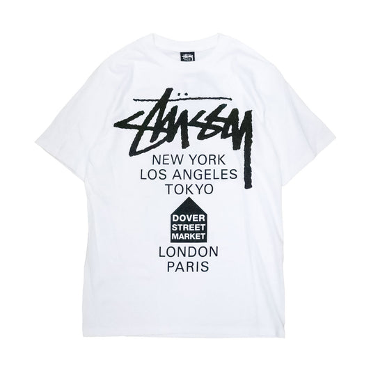 Stussy - DSM WORLD TOUR TEE WHITE 【3904001】