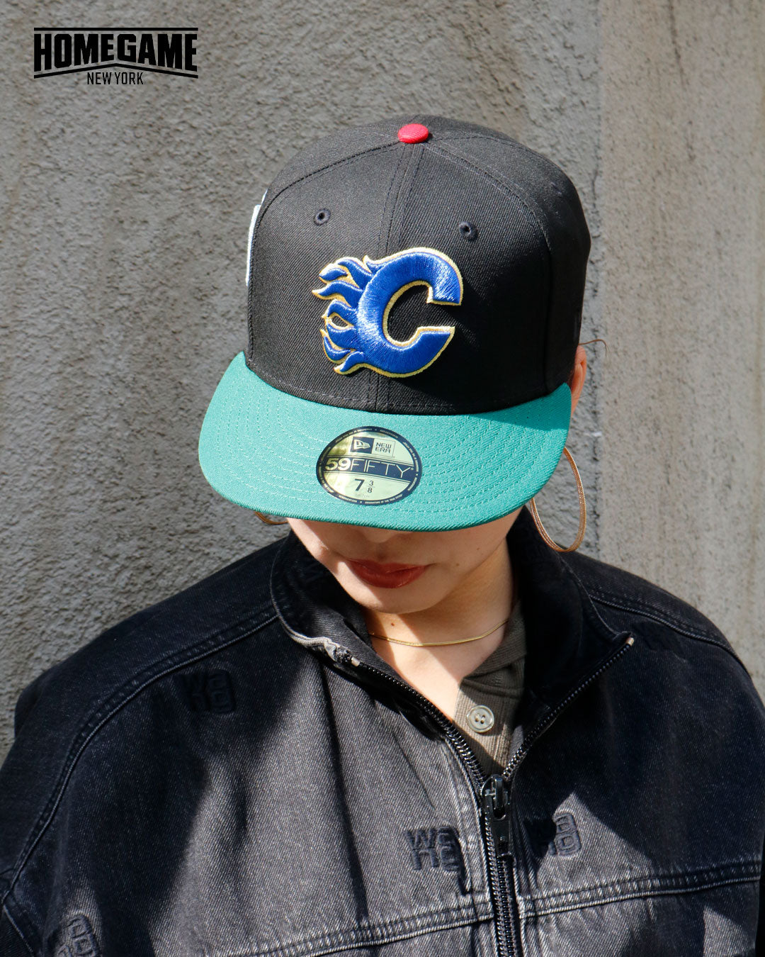 NEW ERA - Calgary Flames CO 59Fifty 40th Anniversary Black/Green