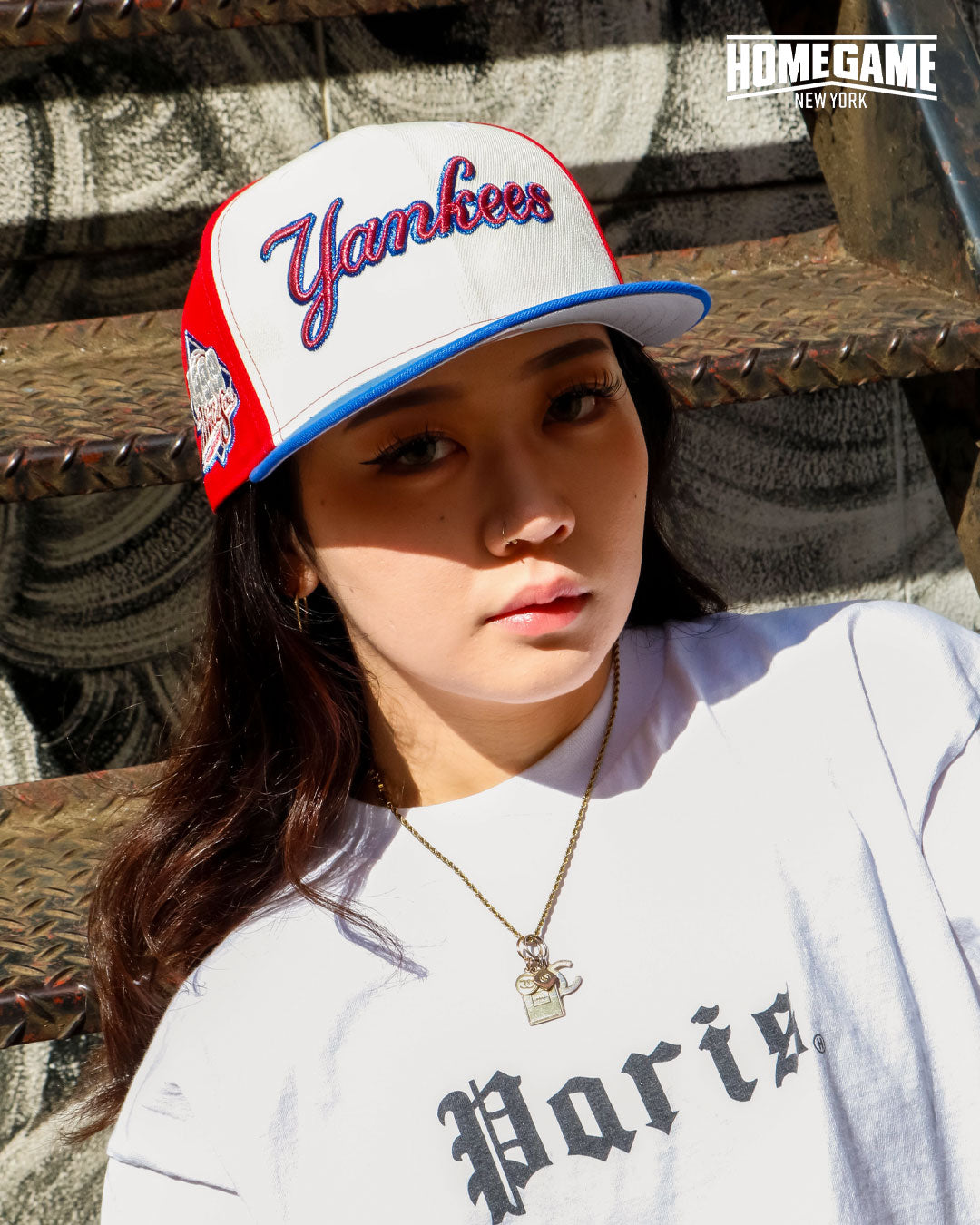 NEW ERA - New York Yankees 1999 World Series Chrome White/Scarlet/Light Royal