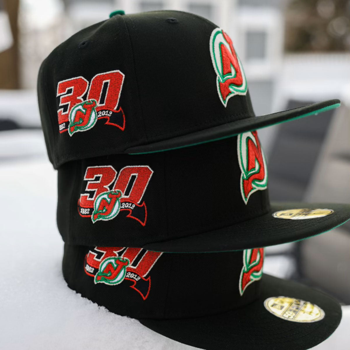 NEW ERA New Jersey Devils - 59Fifty 30th Anniversary Black