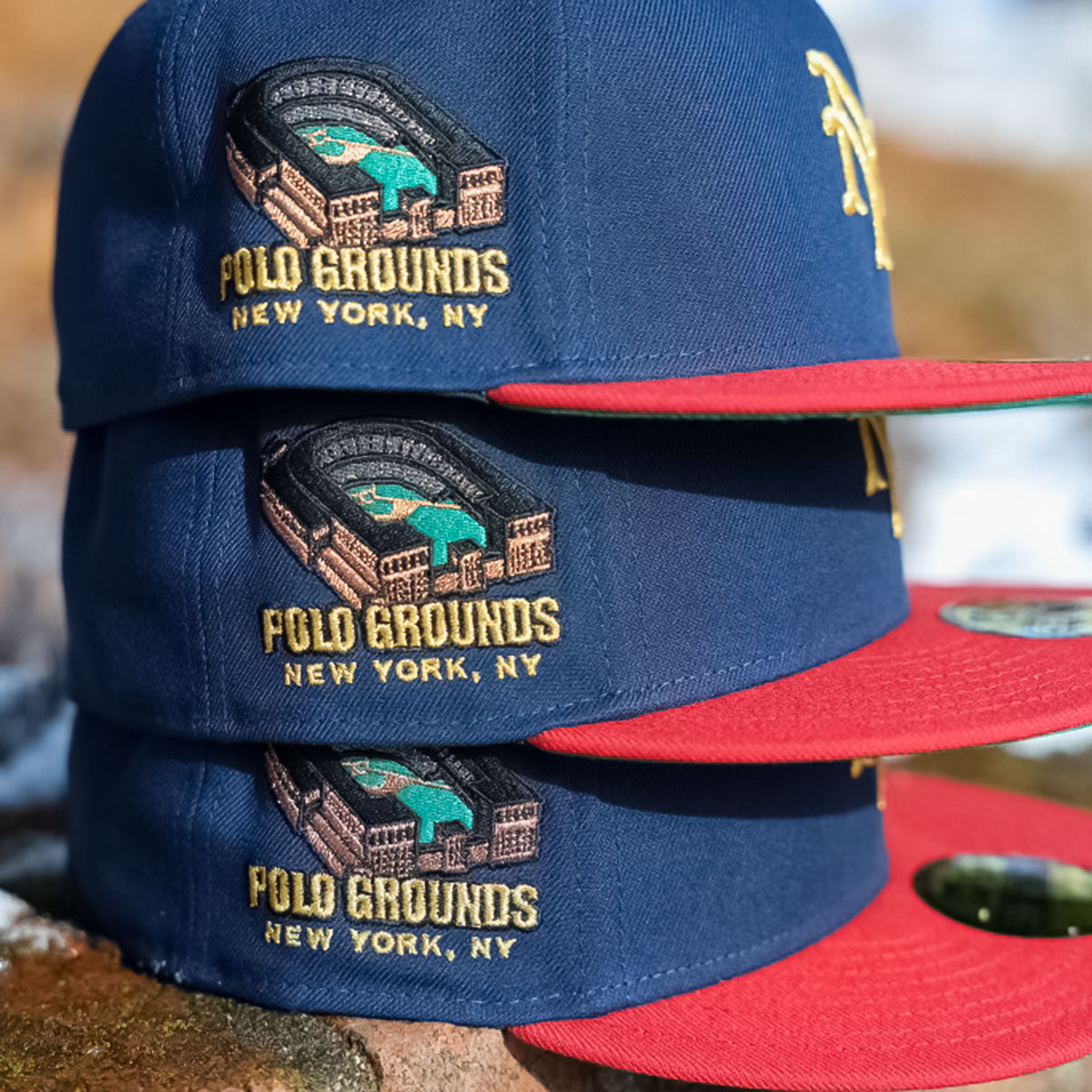 NEW ERA New York Giants - 59Fifty Polo Grounds Oceanside Blue/Pinot Red