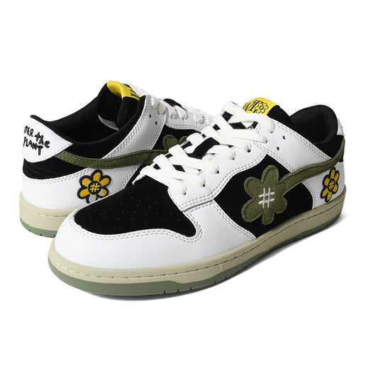 WATER THE PLANT SHROOM "WHITE TRUFFLE" KICKS OLIVE GREEN Sneakers [WTP029]