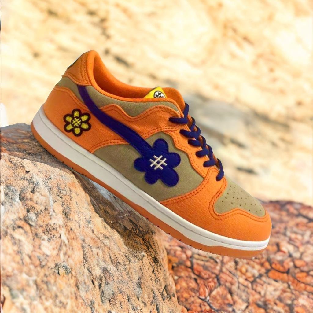 WATER THE PLANT WTP "SUPER S" DREAM KICKS Sneakers ORANGE