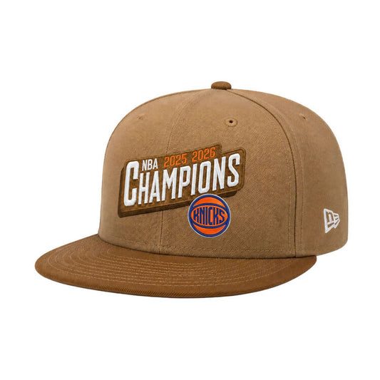 NEW ERA - New York Knicks 59FIFTY 2026 MNA CHAMPIONS KAHKI  【15409578】