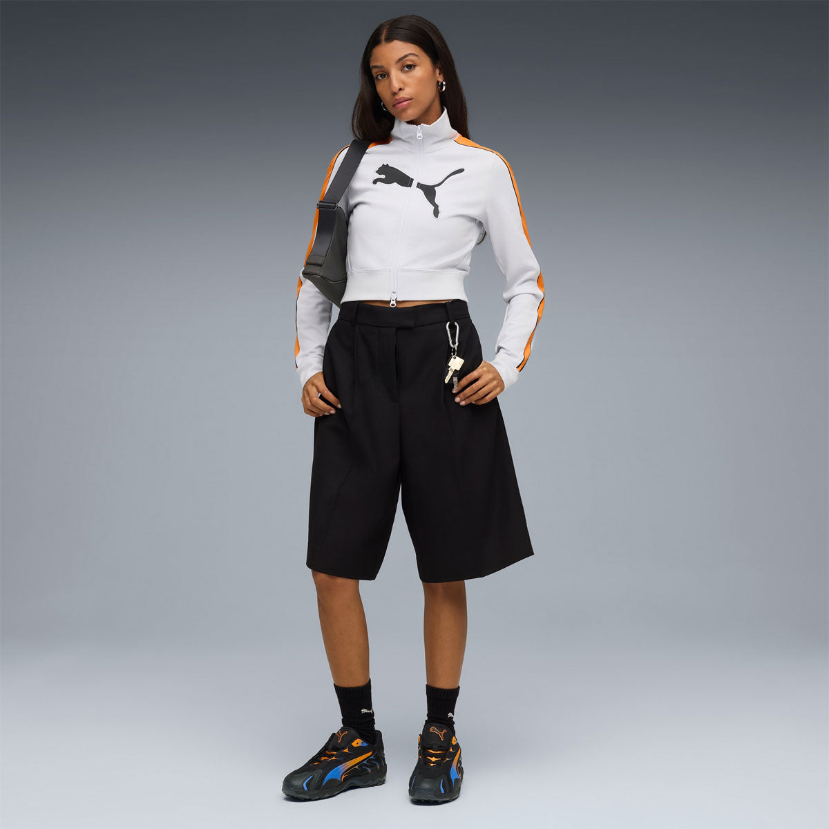 PUMA - Inhale BLACK/ORANGE GLO 【401560-15】