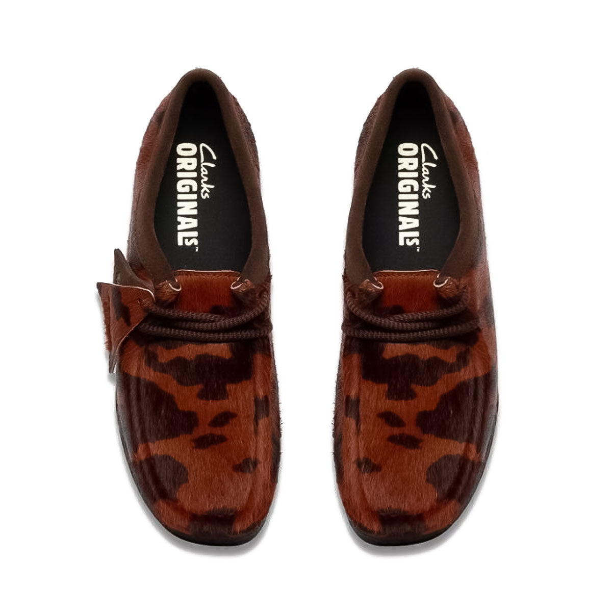 Clarks - Wallabee. Brown Cow Print 【26183072】