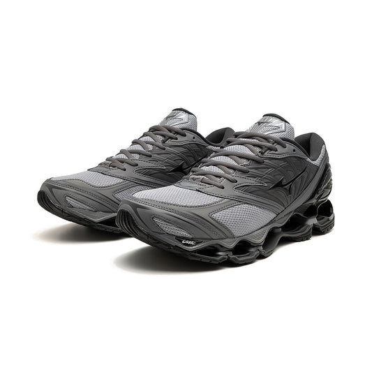 MIZUNO - UNISEX WAVE PROPHECY LS LIGHT GRAY/DARK GRAY/GRAY【D1GA333704】