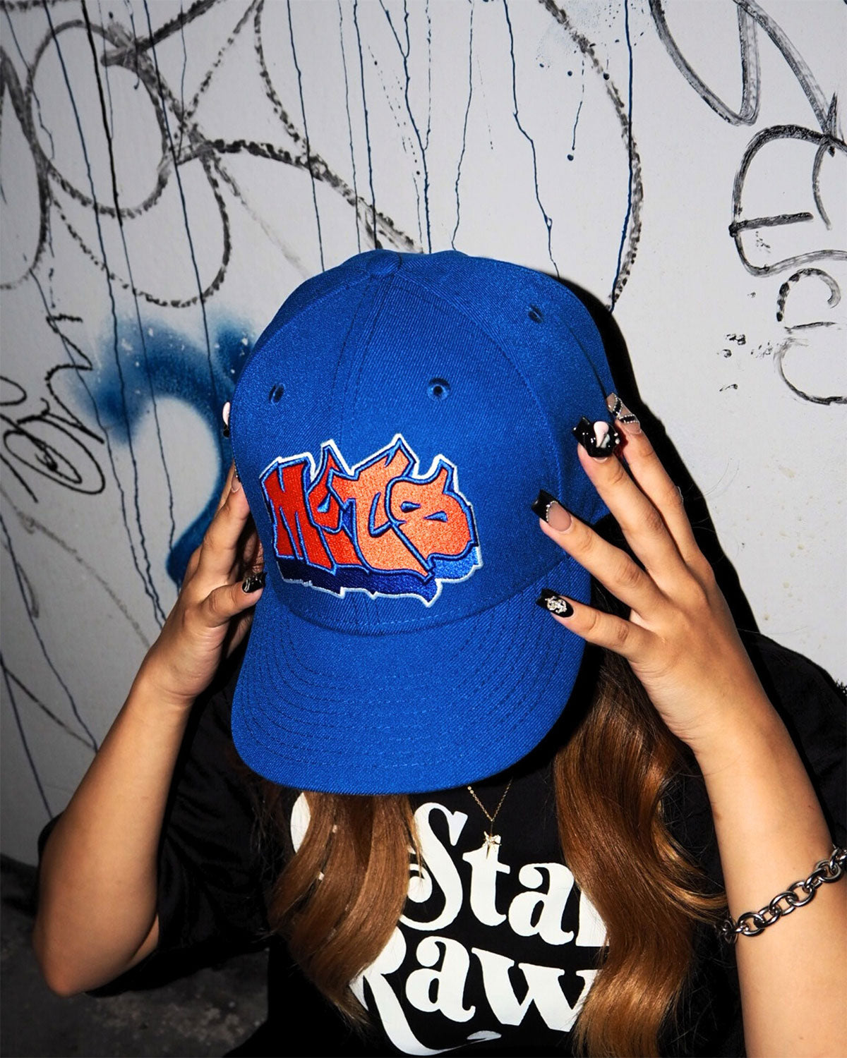 NEW ERA NEW YORK METS - 59FIFTY CO GRAFFITI LOGO ROYAL 【70982648】