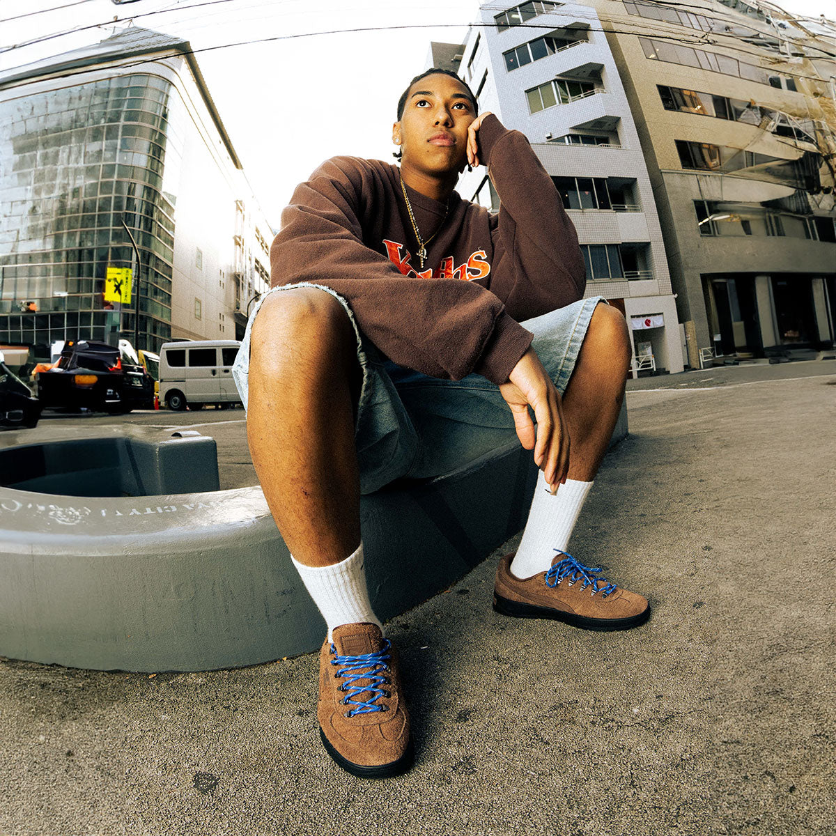 PUMA - PALERMO ALPINO FUZZY CHESTNUT BROWN/MOUNTAIN BLUE 【403699-02】-