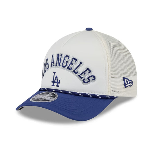 NEW ERA - Los Angeles Dodgers 9FORTY M-Crown A-FRAME MESH White/Blue【60604769】