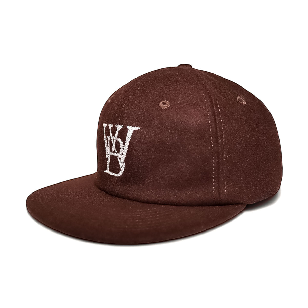 WOODBLOCK CLASSIC WB LOGO WOOL CAP BROWN 【WB-CL-002】