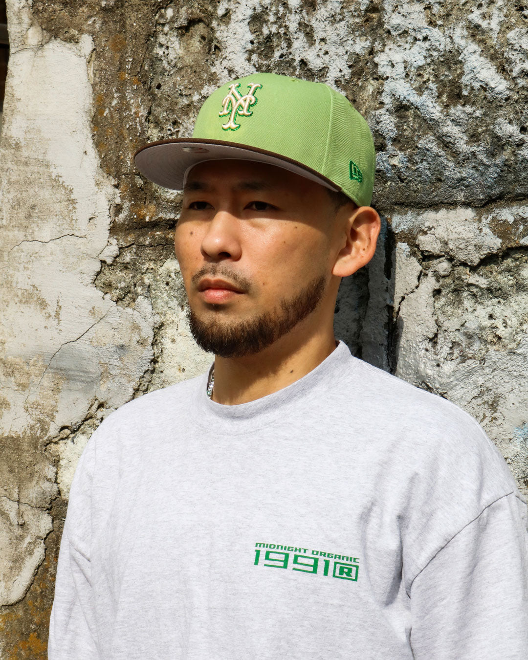 メジャー　当選ユニホーム、帽子セット NEW ERA - New York Mets 59Fifty SHEA Matcha Green/Walnut